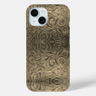 Cowboybraun-Western-Landledermuster Case-Mate iPhone Hülle