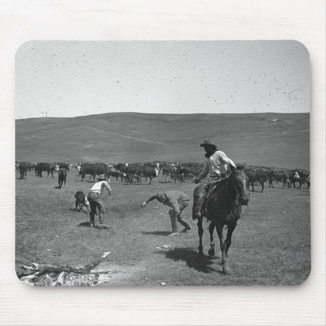 Cowboyeinbrennen Mousepad (Vorne)