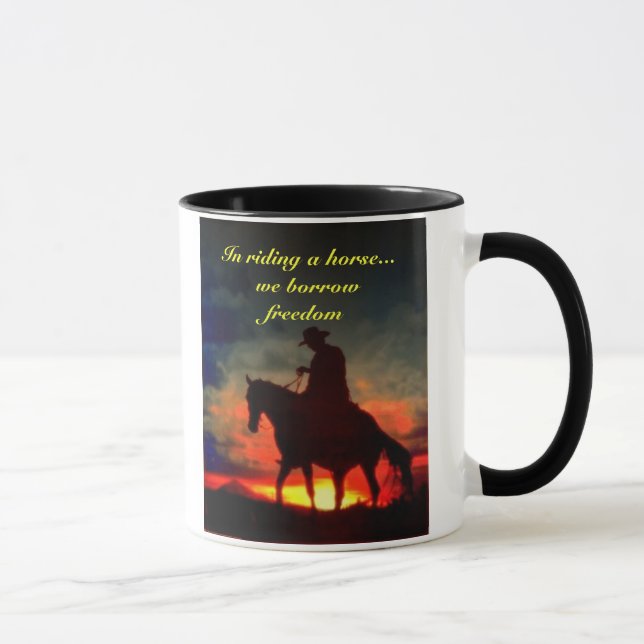 Cowboyfreiheits-Tasse Tasse (Rechts)