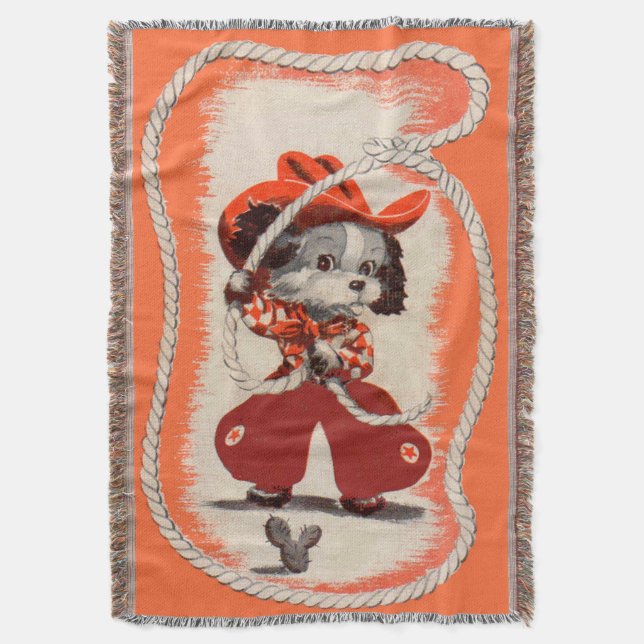 Cowboyhundeband Decke (Vorderseite Vertikal)