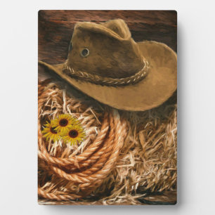 Cowboyhut Fotoplatte