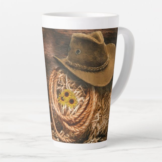 Cowboyhut Milchtasse (Rechte Ecke)