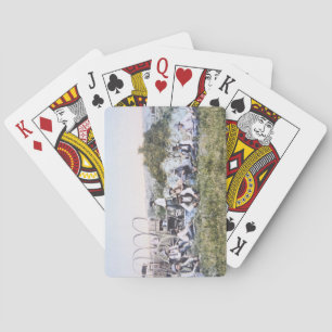 Cowboys at Lunch, 1904 (photo) Spielkarten