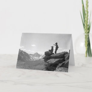 Cowboys auf dem Rücken Karte