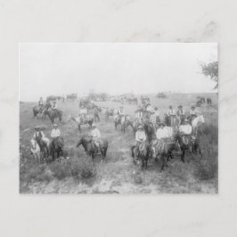 Cowboys auf der Postkarte