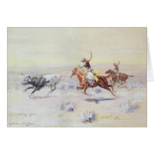 Cowboys aus dem Bar Dreieck von CM Russell