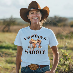 Cowboys machen es im Sattel T-Shirt