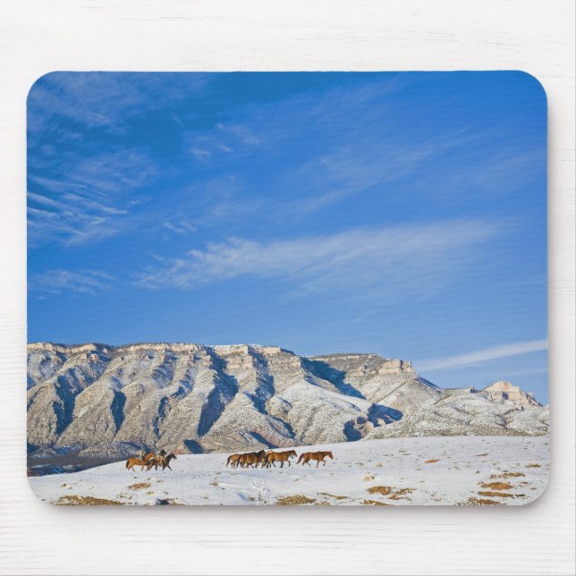 Cowboys mit Heard of Horses Mousepad (Vorne)