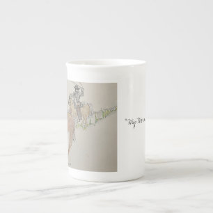 Cowboys morning cup Kaffee Bassie Prozellantasse
