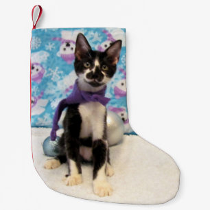 Cowboys Niedlicher Cat Weihnachtsmann-Strumpf Kleiner Weihnachtsstrumpf