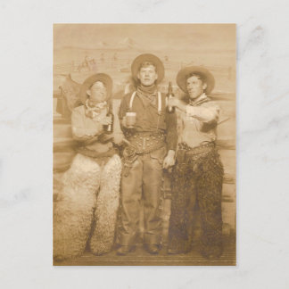 Cowboys Postkarte