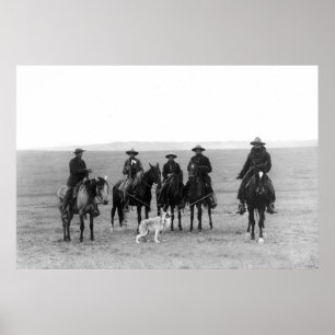 Cowboys rächen einen grauen Wolf: 1887 Poster