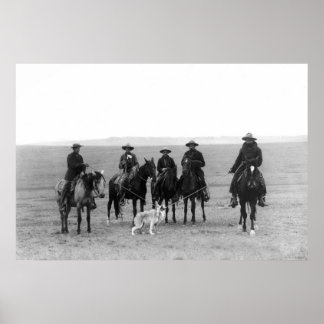 Cowboys rächen einen grauen Wolf: 1887 Poster