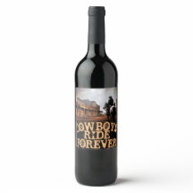 Cowboys reiten Forever Wine (Sparkling Wine) Flasc