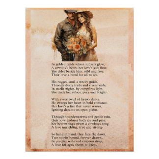 Cowboy's Traum Poster