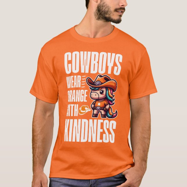Cowboys Wear Orange T-Shirt (Vorderseite)