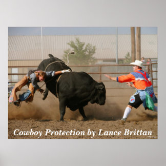 Cowboyschutz Poster
