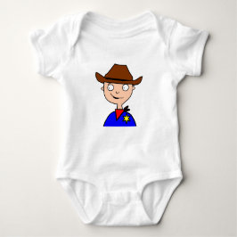 Cowboyschutzhülle-Schicht Baby Strampler