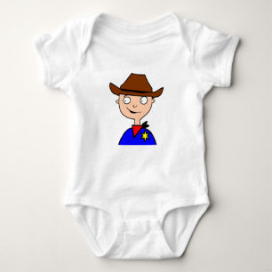 Cowboyschutzhülle-Schicht Baby Strampler