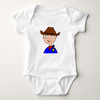 Cowboyschutzhülle-Schicht Baby Strampler