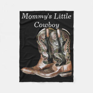 Cowboystiefel Fleecedecke