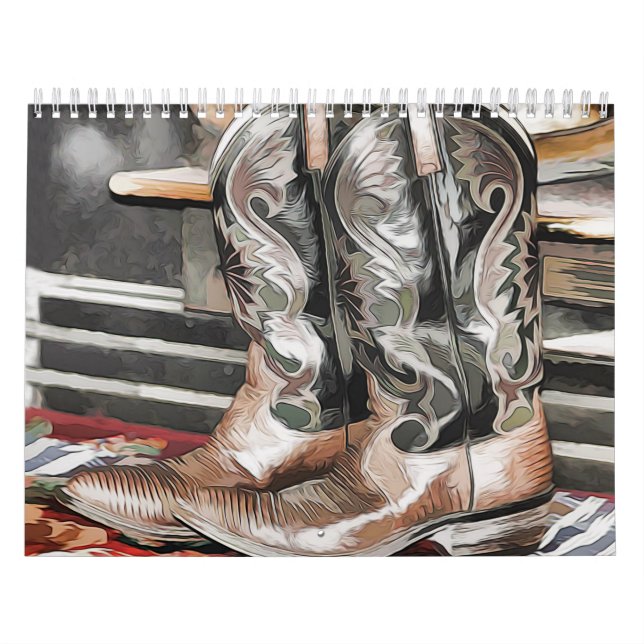 Cowboystiefel Kalender (Titelbild)