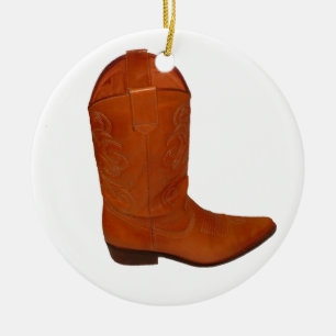 Cowboystiefel Keramikornament