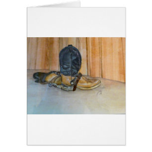 Cowboystiefel mit Spornen