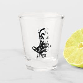 Cowboystiefel Schnapsglas