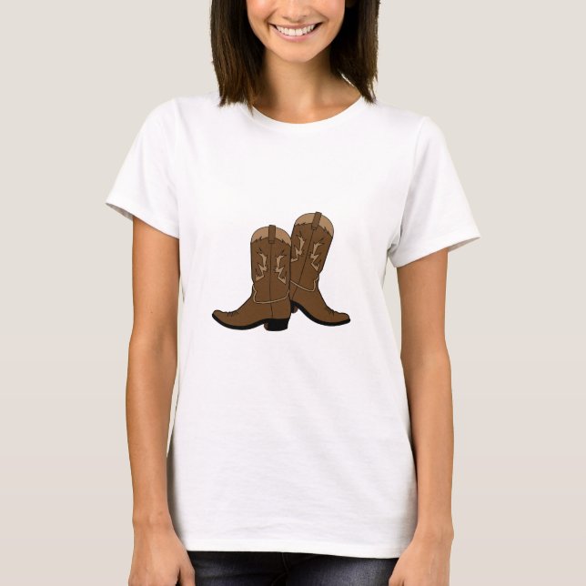 Cowboystiefel T-Shirt (Vorderseite)