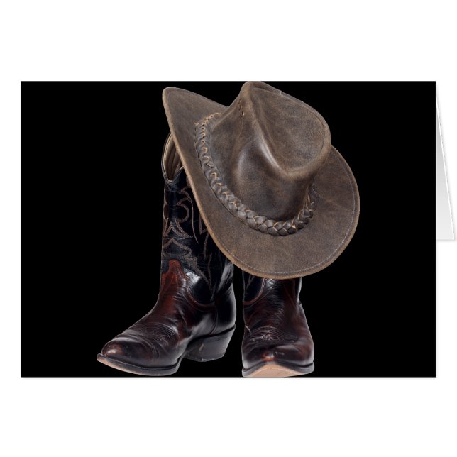 Cowboystiefel und Hut (Vorderseite (Horizontal))