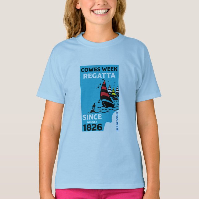 Cowes Isle of White Yacht Regatta T-Shirt (Vorderseite)