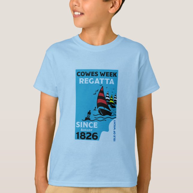 Cowes Isle of White Yacht Regatta T-Shirt (Vorderseite)