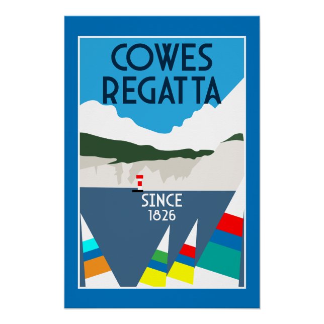 Cowes Isle of Wight Yacht Regatta Poster (Vorderseite)