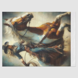 Cowgirl-1-Papiertaschentuch Seidenpapier