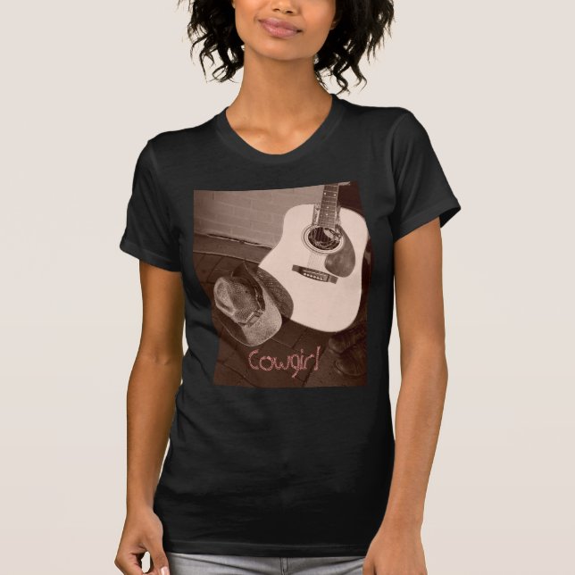 Cowgirl-Art T-Shirt (Vorderseite)