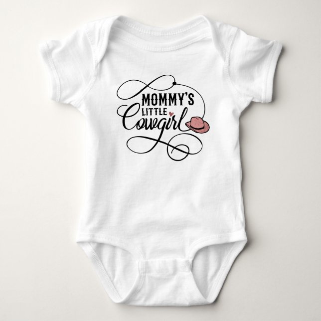Cowgirl Baby and Kleinkind Kleidung Baby Bodysuit Strampler (Vorderseite)