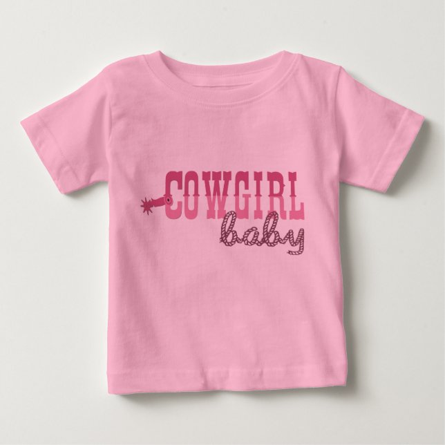 Cowgirl Baby Baby T-shirt (Vorderseite)