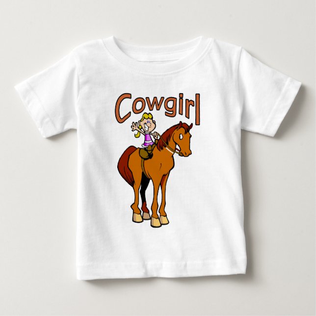 Cowgirl Baby T-shirt (Vorderseite)