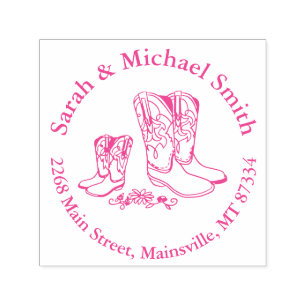 Cowgirl Babydusche Permastempel