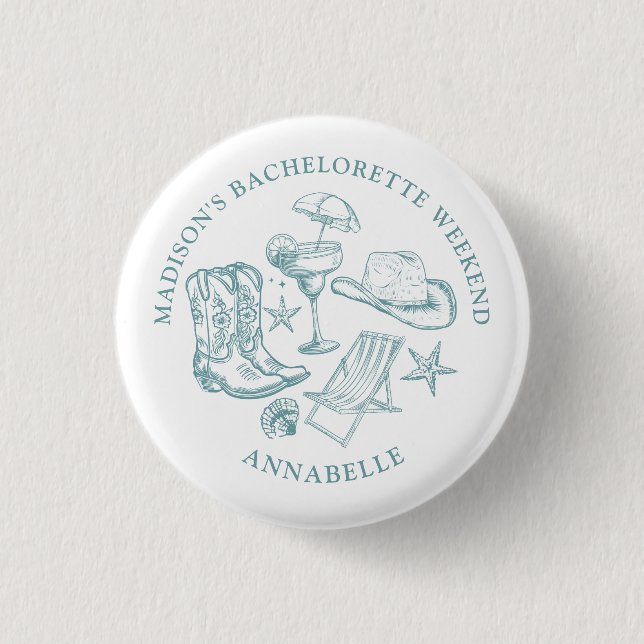 Cowgirl Bachelorette Button (Vorderseite)