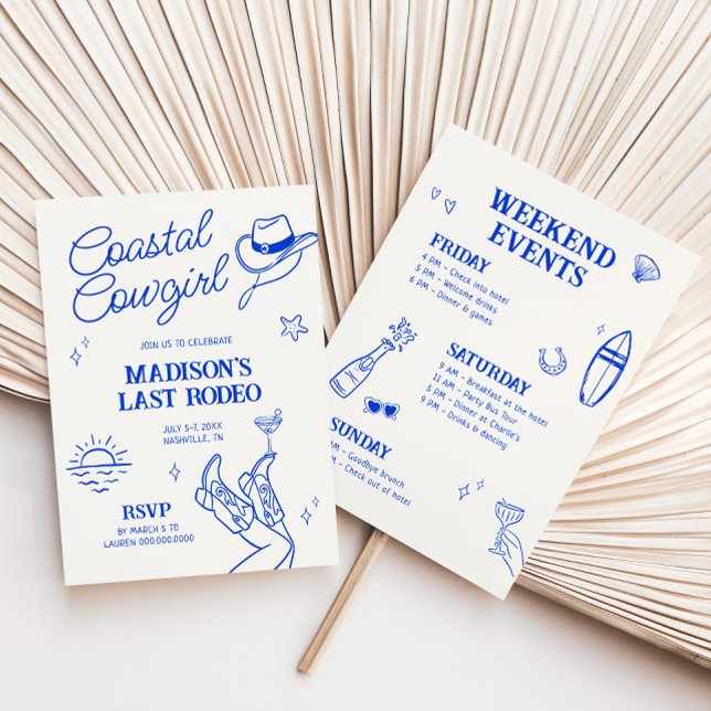 Cowgirl Bachelorette Einladung (Von Creator hochgeladen)