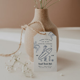 Cowgirl Bachelorette Favor Geschenkanhänger