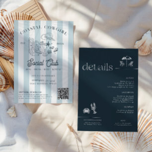 Cowgirl   Bachelorette Weekend Einladung