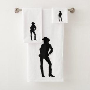 Cowgirl Badhandtuch Set