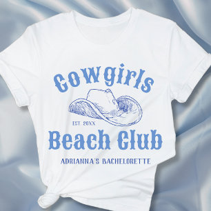 Cowgirl Beach Club Bachelorette Custom T-Shirt