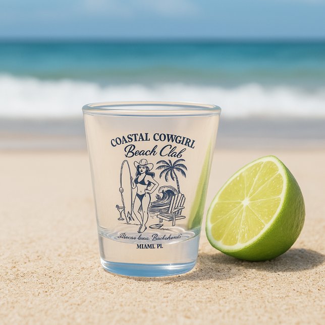Cowgirl Beach Club Bachelorette Schnapsglas (Von Creator hochgeladen)