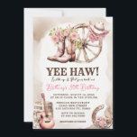 Cowgirl Birthday 21., 30., 40., Rustikaler Western Einladung<br><div class="desc">Cowgirl Boot Western Einladung. Rustikale 30. Western Cowgirl Geburtstag.</div>