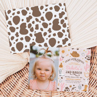 Cowgirl Birthday Einladung | 2. Rodeo - Einladung