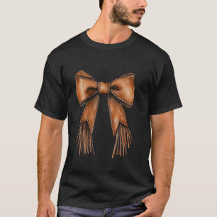 Cowgirl-Bogen Preppy y2k Coquette Western Cowgirl T-Shirt